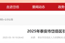 列事业编制！泰安一地引进优秀青年人才30人，3月30日报名→图片