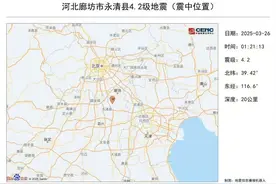 近30万人收到预警！凌晨，廊坊地震，京津冀大部分地区有震感……图片