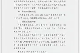 注意！连霍高速山丹县境内一处路段限速值调整……1月1日起施行图片