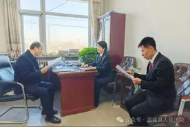 武法动态 | 武强县人民法院院长翟旭走访省人大代表张建强图片