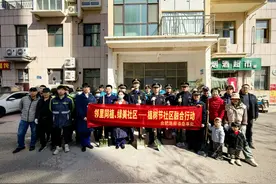 春风十里，不如绿意有你——市北区合肥路街道开展“邻里同植、绿美社区”植树活动图片