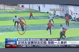 踢球犯规致人受伤，该不该担责？图片