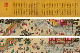 古画中的元宵：赏花灯、放烟花、观歌舞百戏图片