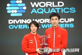 陈芋汐、杨昊获得2024世界泳联跳水世界杯“年度最佳运动员”称号图片