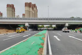 喜讯！合肥路下穿青银高速实现通车！图片