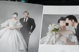 婚纱照相册里闯进“第三者”，门店回应图片