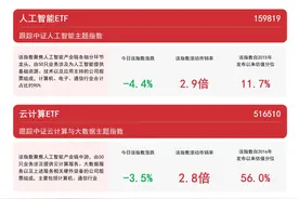人工智能产业指数延续回调，关注软件30ETF（562930）、人工智能ETF（159819）等产品走势图片
