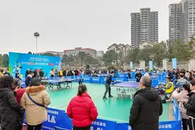 “国球闹新春·趣玩公园间”！乒乓球达人齐聚蓬溪图片