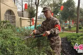 台山市双拥办联合武警台山中队开展“学雷锋”志愿服务主题月活动图片