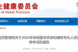 报名时间确定！河北省中医药管理局最新通告图片
