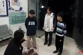 四川三姐弟捡到“三有”保护动物上交，警察叔叔表扬并奖励一套文具和数学试卷图片