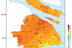 上海今31.3℃！150余年同期最热！明天降温超10℃，强冷空气上半夜到图片