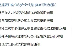 一天6个通知！阜阳公积金政策大调整图片