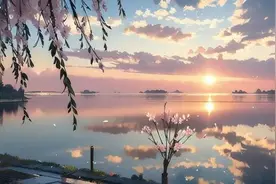 用AI漫画的方式打开浪漫东平湖图片