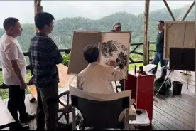 “山邻水依·川渝共融”明月山绿色发展示范带川渝美术家联盟邻水采风活动侧记图片