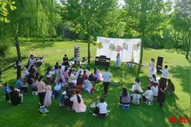 淄博经开区：绿地开放共享 市民赏绿又“享绿”图片