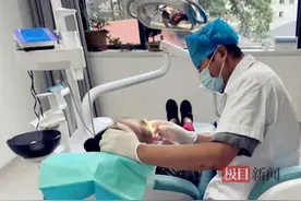 老人意外摔烂嘴唇，医生出招精修细缝图片