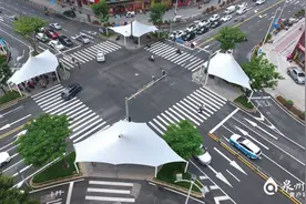 关注！今年，泉州市区将再建10个交通岛遮阳棚图片