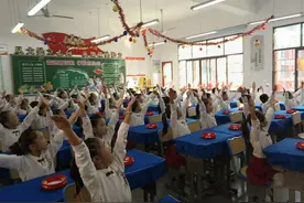 冷水滩区富强小学：韵律操“闪耀”阳光大课间 弘扬优秀传统文化图片
