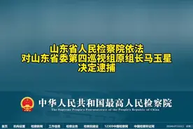 山东省人民检察院依法对山东省委第四巡视组原组长马玉星决定逮捕图片