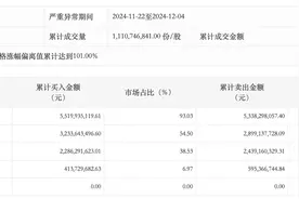 深交所：漳州发展近9个交易日累涨100.28%，自然人买入占比达93.03%图片
