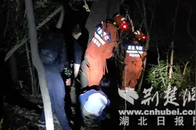 湖北保康：两人深山“寻石”被困 消防民警历经3小时成功解救图片