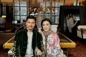 他三个老婆都是大美女，一婚周海媚二婚邝美云，46岁三婚娶到富婆图片