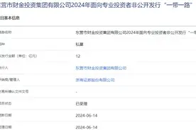 东营市财金投资集团12亿元私募项目获受理图片