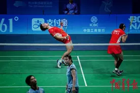 多图回顾亚运羽毛球收官之日 中国队再夺3金1银图片
