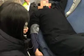 高铁上乘客突发疾病，她们挺身而出！图片