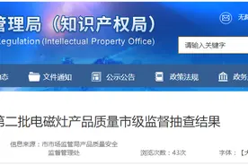 【山东省济南市】2023年第二批电磁灶产品质量市级监督抽查结果图片
