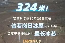 新华社权威快报丨324米！我国科学家在普若岗日冰原成功钻取全球中低纬度冰川最长冰芯图片