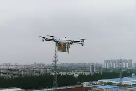 市区半日达！5G－A无人机快递专线在南通首飞成功图片