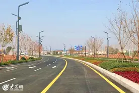 山东胶州：上合大道新建段具备通车条件图片