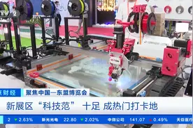 不用下车，加油只需3分钟！自动加油机器人亮相中国—东盟博览会图片