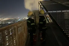 供暖水蒸气被误认为高楼失火，大兴消防一月内接到9起类似报警图片