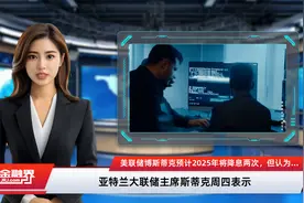 美联储博斯蒂克预计2025年将降息两次，但认为存在普遍不确定性视频封面