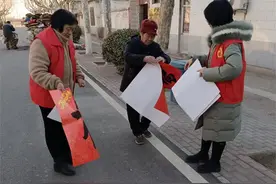 【乡村文化旅游节】迎新春 沙河站镇为村民送“福”到家图片