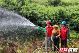 国网新邵县供电公司：抗旱保电“润”民心图片