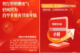 优酷春节报告：大屏观看时长上涨30%图片