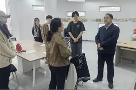 教育高质量发展看山西：晋中职业技术学院党委书记吴文胜在学生活动中心调研图片