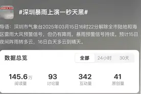 “深圳暴雨上演一秒天黑”上热搜，原因又是这条“线”｜气象科普堂图片