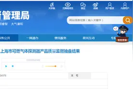 2023年上海市可燃气体探测器产品质量监督抽查结果图片