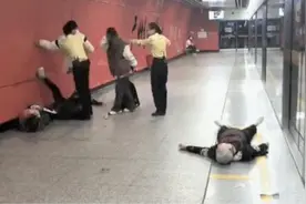 两名年轻人与三名中老年人打架？广州地铁通报！图片