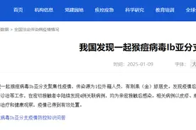我国发现一起猴痘病毒Ib亚分支聚集性疫情图片