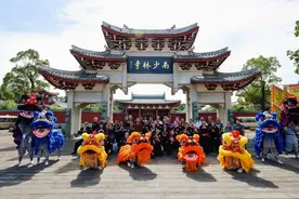 美国少林武艺中心访问莆田南少林圣地 重温友谊图片