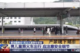 带娃坐火车攻略来了 这些安全细节要注意图片