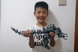 手工：机械哥斯拉拼装｜烟台中小学生“才艺秀”作品征集图片