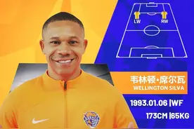 青岛海牛官宣：韦林顿·席尔瓦正式加盟球队图片
