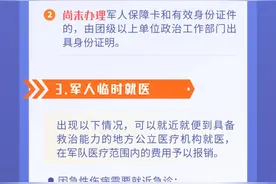 一图读懂！军人军属、烈属、文职人员等医疗保障福利待遇图片